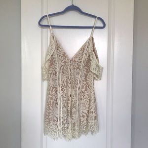Tobi Lace Romper